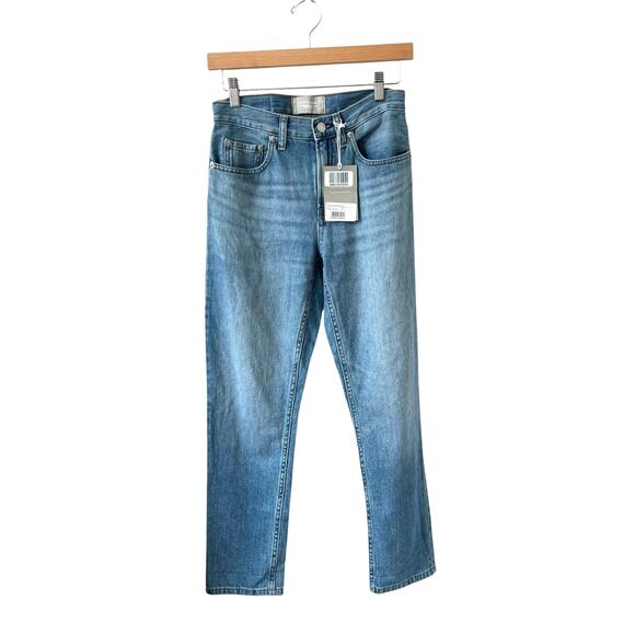 Everlane The Super-Soft Relaxed Straight Leg Jean in Vintage Light Blue 24 NWT - Picture 7 of 14